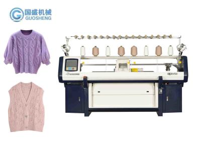 China los 52In automatizaron la máquina para hacer punto plana con el peine Chaleco 1000w en venta