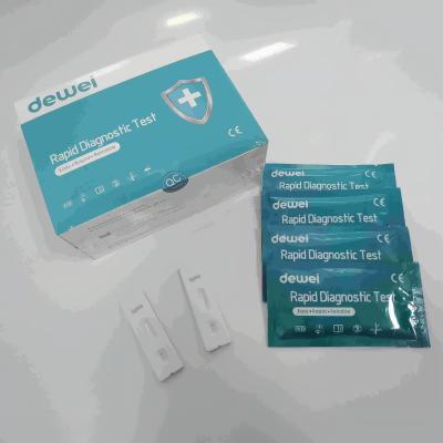 China plasma rápida de Kit For Whole Blood Serum de la prueba de la sífilis de 40pcs 20pcs/Box en venta