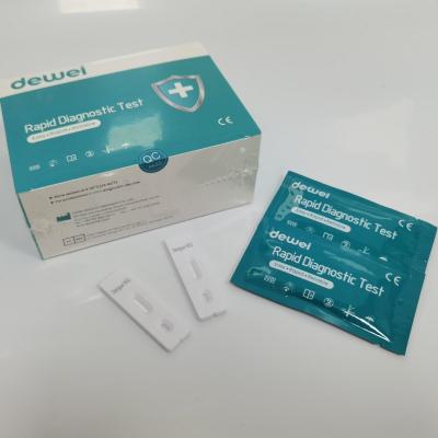 China Plasma rápida del suero de Kit Cassette For Whole Blood de la prueba de la GUARIDA NS1 del antígeno de la dengue del CE en venta
