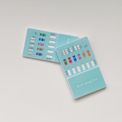 China CE Multi-Drug Rapid Test Dipcard Panel Kit for COC AMP THC BENZO OPI Urine One Step Test for sale