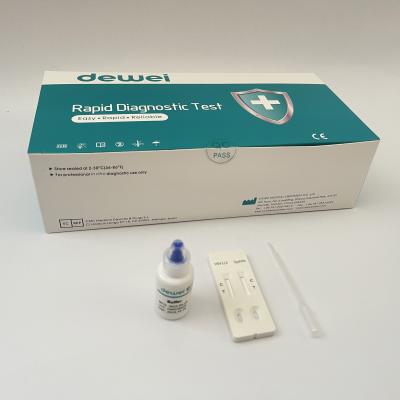 China 10 - 15mins Rapid Immunochromatographic Test Syphilis Rapid HIV 1 2 Antibodies Test for sale
