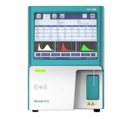 China DW-3680 Auto CBC Hematology Analyzer 21 Parameters 2 Reagent 1 Test / Minute For Labs Clinics for sale