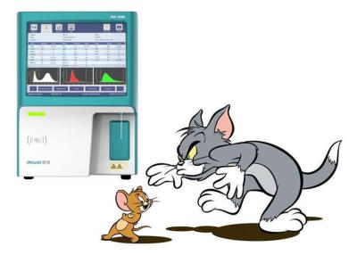 China Blood Cell Counter DW-36VET 3 Part Animal Veterinary Hematology Analyzer for sale
