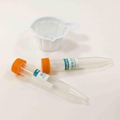 China RNA / DNA Collection Preservation Extraction Kit Sterile Urine Preservative Tubes Medical PET / Glass Material for sale