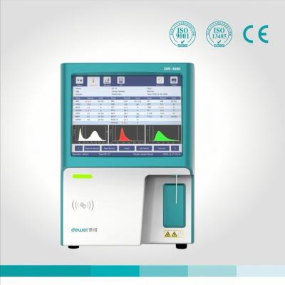 China 3 Part Diff Clinical Hematology Analyzer Auto CBC Human Blood Test DW-3680 for sale