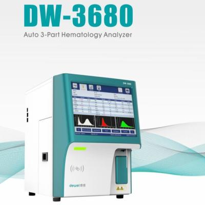 China Reactivo veterinario de los parámetros 2 del analizador 21 de la hematología del CBC auto diferenciado DW-3680 de 3 porciones en venta