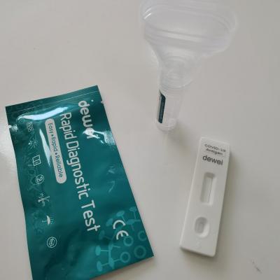 China Teste rápido Kit Sputum Saliva Covid-19 Corona Test Kit do antígeno fluido oral de POCT à venda