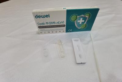 Chine essai rapide Kit Nasal Oral Swab d'antigène de Covid POCT Covid-19 2019-NCoV de la lecture 15mins à vendre