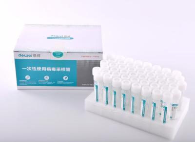 Chine Milieu activé et inactivé d'écouvillon d'ARN de conservation de tube nasopharyngal de collection à vendre
