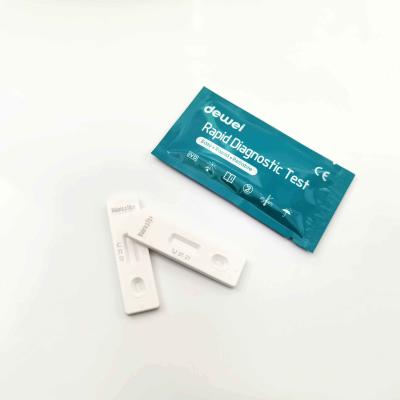 China 15 Min Malaria P.F/Pan Antigen Rapid Test Whole Blood Test Cassette for sale