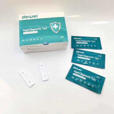 China AIDS HIV Rapid Diagnostic Test Cassette 1/2/O Tri Line Human Immunodeficiency Virus for sale