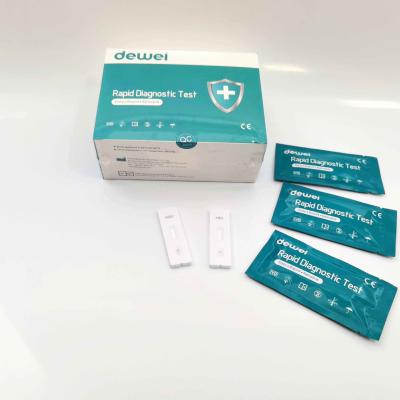 China Schnelle Test-Kassette HIV/Streifen (Vollblut/Serum/Plasma) 25 Tests pro Behälter zu verkaufen