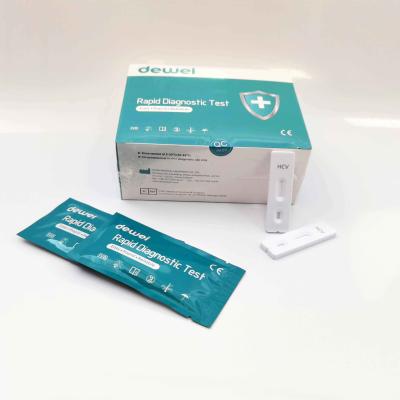 China 10 Mins HCV Rapid Test Cassette Qualitative Detection Of Hepatitis C Virus Antibodies en venta