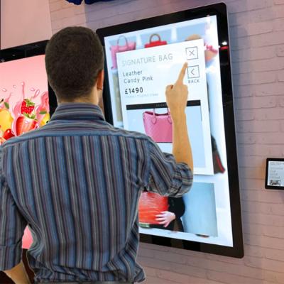 China Wall Mount Commercial Monitors Digital Signage Android Without Information Kiosk 75 Inch for sale