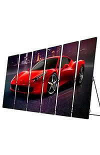 China Wifi 4G led poster video display for Retail Store Remote Control P2 P2.5 HD Full Color Mirror for sale