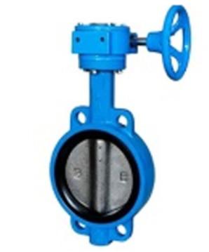 China Zero Leakage Centerline Butterfly Valves Wafer Gearbox Operated Feature for sale
