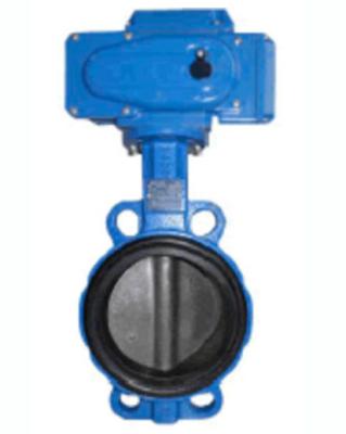 China Electric Wafer Centerline Butterfly Valves , Ductile Iron Butterfly Valve for sale