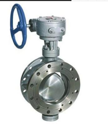 China Triple Eccentric Butterfly Valve Metal Seated Feature Two Directional Flow for sale