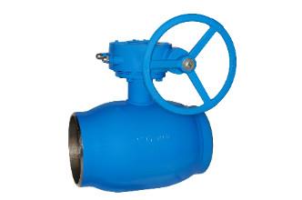 China Blue Color Trunnion Ball Valve / Fully Welded Floating Type Ball Valve for sale