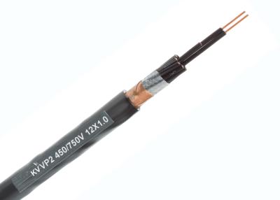 China Cable de control defendido cinta de cobre del PVC | 450/PVC del conductor del Cu de 750 V aislado y forrado en venta