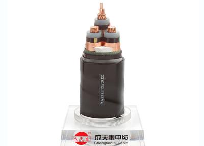 China Cabo blindado de cobre durável, condutor de cobre desencapado da classe 2 do cabo distribuidor de corrente 8.7/15kv à venda