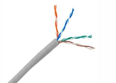 China Conductor de cobre de cobre del soild del cable del cable Cat.5e UTP del establecimiento de una red, AWG 23 4 pares de Ethernet del cable de Lan en venta