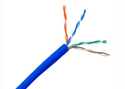 China Cable de cobre de la categoría 5e UTP del cable de Lan para el uso interior comercial y residencial en venta