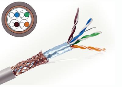 China Cable de Lan del cobre de Cat5e, cable de Lan de Ethernet 4 pares del cable de SFTP 1000 pies en venta