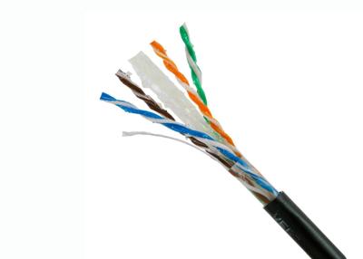 China El gel directo al aire libre del entierro del cable de Cat6 UTP llenó el cable de Lan de Ethernet, cable de la red del par trenzado en venta