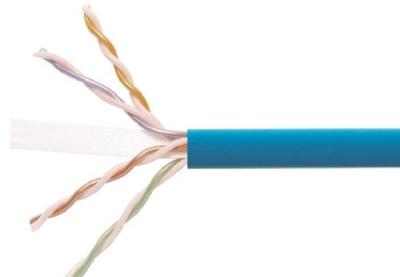 China Cables bajos resistentes al fuego horizontales del humo, 4 pares de la categoría 6 del cable de Ethernet en venta