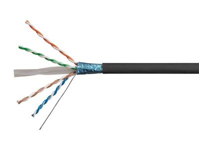 China Conductor de cobre protegió establecimiento de una red cable, gato 6 FTP cable 1000 pie ()/rollo de los 305m en venta