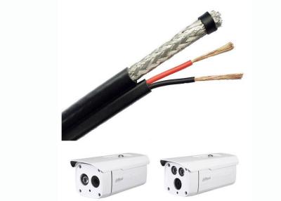 China Cable de digital coaxial grueso, cable siamés de RG59U para las cámaras de seguridad en venta