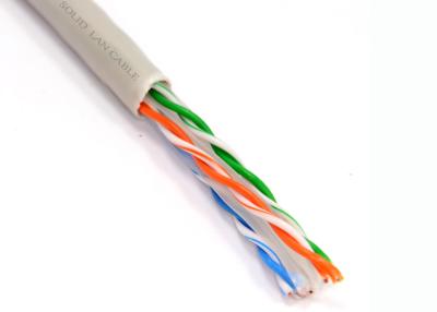 China Cat6A UTP Ethernet Lan Cable Solid Bare Copper Network Cable for sale