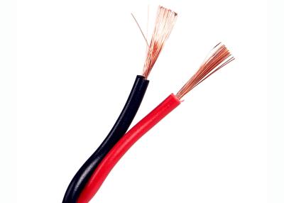 China Flexible twisted pair cable 300/300 V Twisted cords with flexible fine stranded copper conductor 2 cores for sale