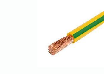 China Cable de cobre del solo filamento, 10 milímetros Sq de cable de cobre 112 kilogramo/kilómetro de peso neto en venta