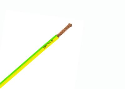 China De cable de cobre del color verde 6 milímetro Sq, solo CE del cable eléctrico de la base certificado en venta