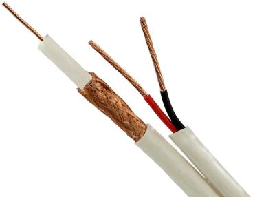 China Indoor Use RG59 CCTV Cable With 2 × 0.75 Sq.Mm Power Siamese Cable for sale