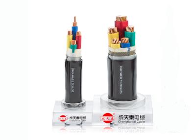 China El IEC 60502-1 PVC aislado PVC de la clase 2 del conductor de cobre del cable de transmisión de 0.6/1 kilovoltios aisló y forró de 1 a 5 base en venta