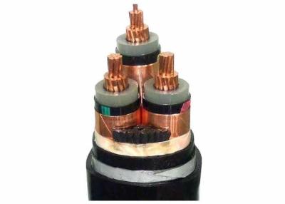China 3 Core LSHF Cable , 6/ 10 KV XLPE Insulated Copper Wire Armoured Cable for sale