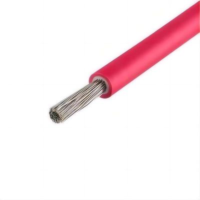 China Solar Panel Red 2mm 4mm 6mm PV Cable DC Rated Insulated Wire en venta