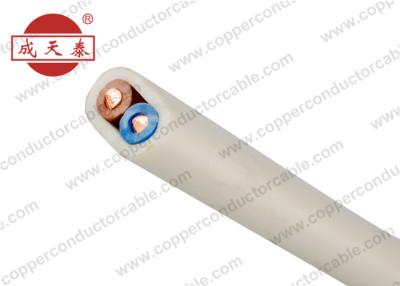 China Alambre/2,5 milímetros del cable eléctrico de BVVB de alambre de cobre plano en venta