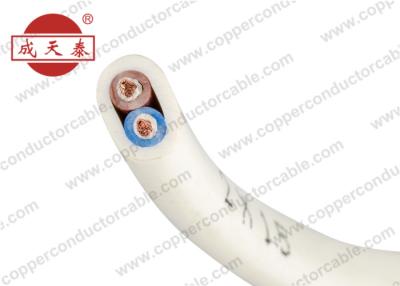 China Two Cores Copper Conductor Electrical Fire Resistant Cable 300 / 500V H05VV-F for sale