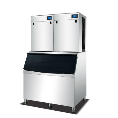 China 4400W Commercial Ice Maker 900 Kg 1000kg Vertical Ice Making Machine For Hotel for sale