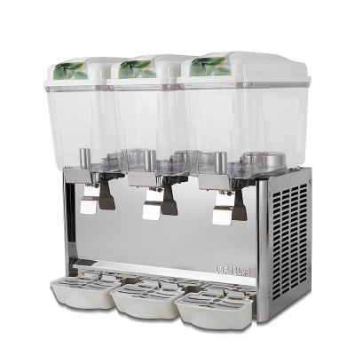 China 36l 3 Tank Juice Dispenser Stainless Steel Fruit Juice Cooler Machine Portable for sale