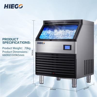 China Stainless Steel ABS Automatic Ice Machine Block Ice Machine For Beverage Food Shop for sale