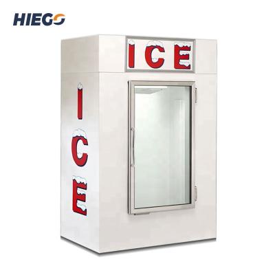 China Cold Wall System Outdoor Ice Merchandiser Ice Storage Bin R404a en venta