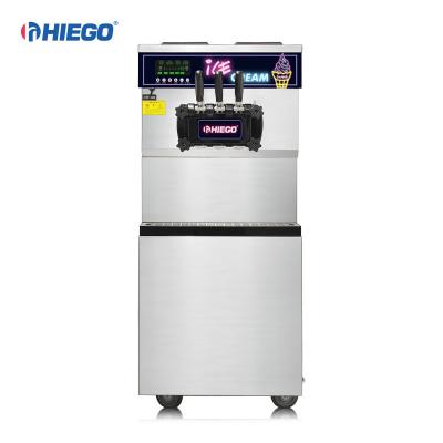 China 3 Flavor Roll Maker In Stainless Steel 25L Desktop Commercial Ice Cream Machine à venda