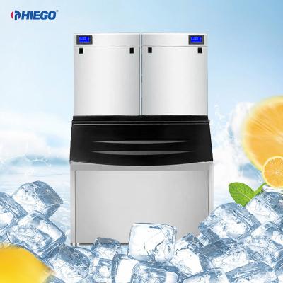 China 4400W Supermarket Automatic Ice Machine Low Noise Level Ice Cube Generator en venta