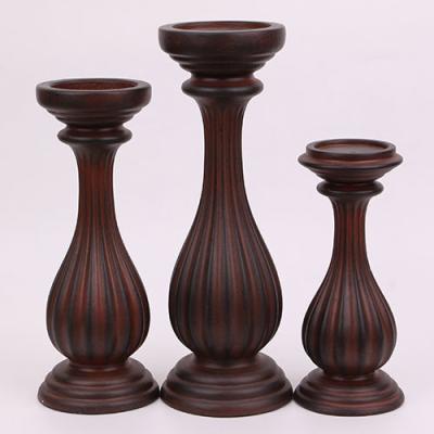 China wood vintage candle stick for sale