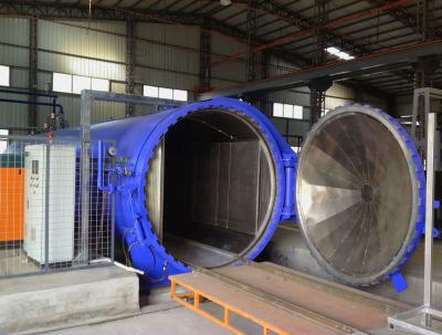 China Composite Autoclave with PLC and unique medium circulation device for sale